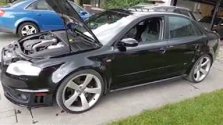 20170806 Project B7 RS4 Stage 3 2.7T Biturbo Swap UPDATE 8: Body Work Complete