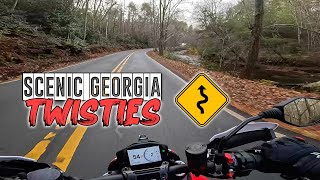 Best Motorcycle Road in Georgia? | Scenic Twisties | HWY 197