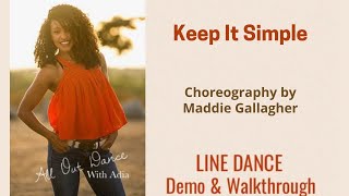 Keep It Simple—LINE DANCE—Tutorial/Walkthrough