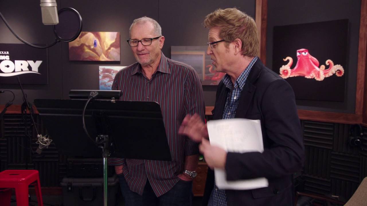 Finding Dory: Ed O’Neill "Hank" Behind The Scenes Voice Acting ...