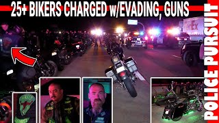 Gang Unit Stops I-15 Freeway, 25+ Vagos  Bikers Charged for Guns, Evading Police | 20241121 (4K)