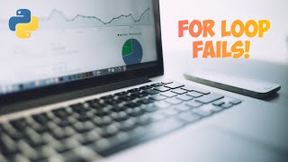 For loop fails to empty list || Python programming language