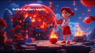 Color Video & Sing a Song! Red Red the Color's Bright Songs | Color songs Nursery Rhymes For Kids
