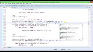 Java Swing Text Editor Part 5