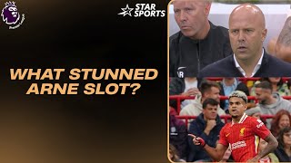 Arne Slot's speechless reaction after Luis Diaz \u0026 Salah’s brilliant goals | Premier League 2024/25