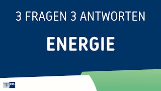 3 Fragen 3 Antworten: Energieregion Elbe-Weser-Raum