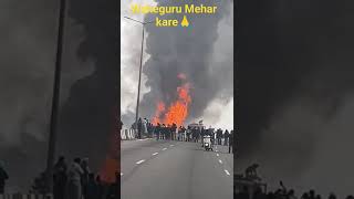 Oil Tanker Blast in Khanna Overbridge 03.01.2024