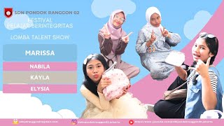 PENAMPILAN SISWA SDN PONDOK RANGGON 02 DALAM FESTIVAL PELAJAR BERINTEGRITAS LOMBA TALENT SHOW