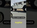 worlds biggest HUMMER CAR