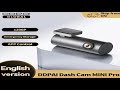 ddpai wifi car dvr mini pro hd night vision 1296p dash cam recorder