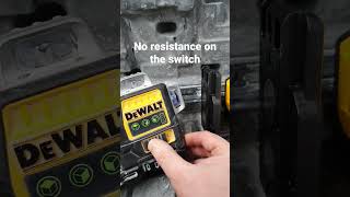 DeWalt DCE089G problem 🛠🩺#powertools #repair #dewalt #shorts