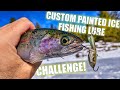 Custom Ice Fishing Lure Challenge [Acme Hyperglide Trout Fishing]