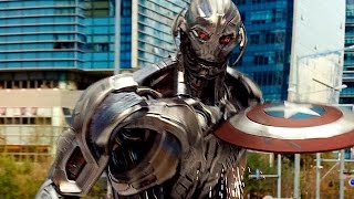 Captain America Vs Ultron - Fight Scene - Avengers Age Of Ultron - Movie Clip Hd