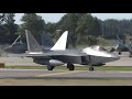 F22 Raptors launch for Middle East and other fighter jets get busy for the day 🇺🇸 🇬🇧