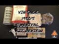 Vintage 1950's Ash-Jon Civil Defense Emergency Survival Kit Review