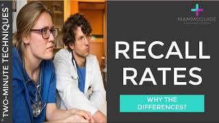 Two Minute Techniques - Recall Rates