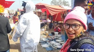 ધરમપુર બજાર માં મોજ 🥰 Dharmpur Bajar ma Moj 🤪#SaruDangiVlog full Dangi Comedy video Pushpa Raj 🤪