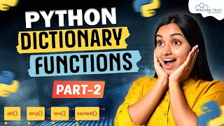 What Are Dictionary Functions in Python??🤔🤔 (Part - 2) | Python Coding - Python Course For Beginners