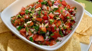 How to make the BEST Restaurant Style Pico de Gallo/Salsa at home | Cinco de Mayo Recipes