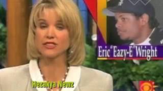 Rare Footage Eazy-E Death Report 1995 Bone Thugs & Fans Reaction