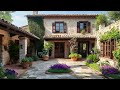 unveiling the rustic mediterranean house with courtyard perfect blend of elegance u0026 natural beauty