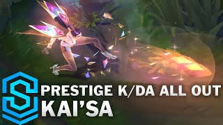 Prestige K/DA ALL OUT Kai'Sa Skin Spotlight - Pre-Release - League of Legends