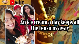 Hangout Ice cream Kannur|Best Ice cream experience |Fun day |sisters