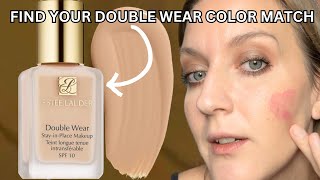 How to Find your Double Wear Foundation Color Match