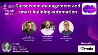 BHN webinar - Guest room management and smart building automation