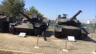 陸上自衛隊広報センター。10式戦車おるよ