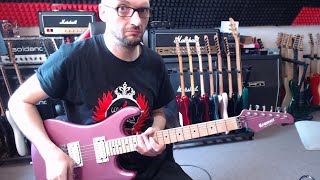 Kramer Pacer Classic purple passion metallic - QUICK SHRED TEST