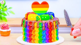 Amazing Buttercream Rainbow Cake🌈1000+ Rainbow Cake Decorating🌞Best Of Cake Recipe