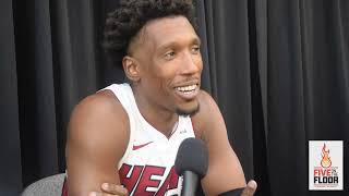Josh Richardson Sit Down Interview on Five on the Floor | Miami Heat Media Day 2023