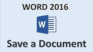 Word 2016 Tutorial Saving Documents Microsoft Training