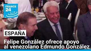 Expresidente español, Felipe González, apoya al opositor Edmundo González para regresar a Venezuela