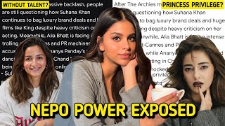 Suhana’s Privilege EXPOSED + Alia PR Backlash + Ananya TROLLED