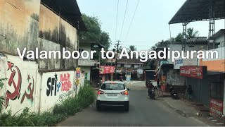 Driving from Valamboor to Angadipuram 4K | India @yatranganam