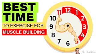 💪 Best Time To Exercise For Building Muscle - by Dr Sam Robbins