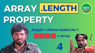 Array .length Property in JavaScript (Hindi): Javascript Full Course