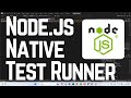 Node.js Native Test Runner Tutorial for Beginners | Full Step-by-Step Guide