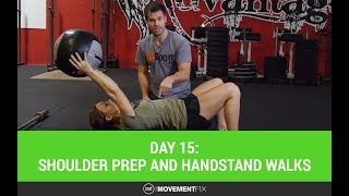 Shoulder Prep and Handstand Walks - Day 15 of 30 - The Movement Fix