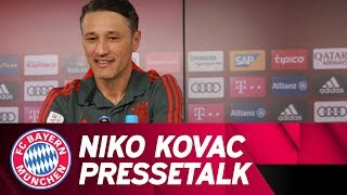 "Kompliment, wie jeder Einzelne mitzieht" - Pressetalk mit Niko Kovac | Re-Live