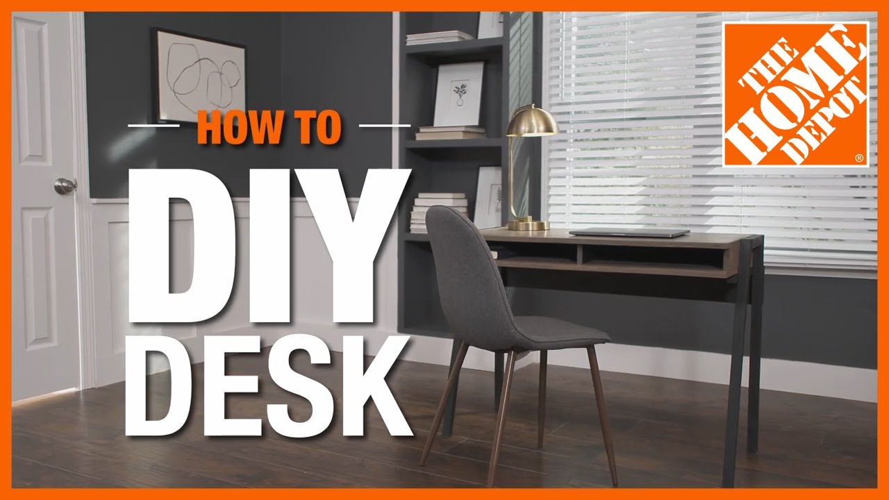 Diy Desk The Home Depot Youtube