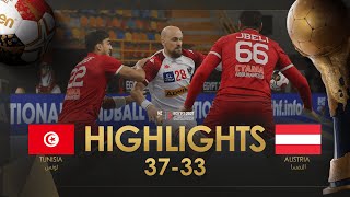 Highlights: Tunisia - Austria |President's Cup| 27th IHF Men's Handball World Championship|Egypt2021