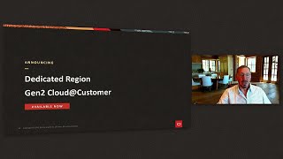 Oracle Live Highlight: Announcing Dedicated Region Cloud@Customer