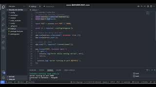 Polling API System using nodejs and postman