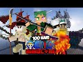 100 Hari di minecraft HardCore tapi One Piece