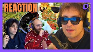 BLUR E MARZA REACTION CARBONARA CUCINATA NELLA NATURA CON MANUXO E MOLLU!!