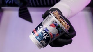 ASMR Ice Cream Rolls - Dutchie Greek Yoghurt with Very Berry Rolled Ice Cream