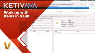Working with Items in Vault | Autodesk Virtual Academy